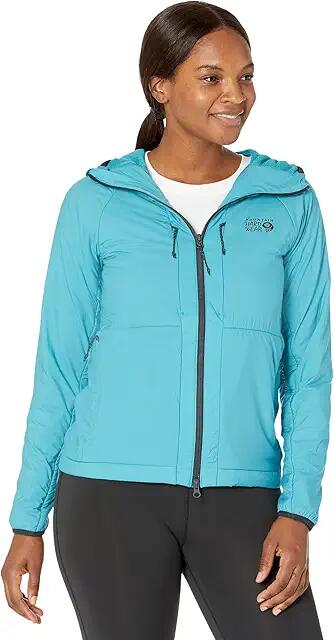 Mountain Hardwear Kor Airshell Warm Jacket (Teton Blue) Women's Clothing Cover