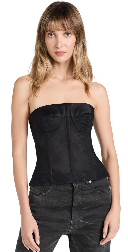 Maison Margiela Cotton Tulle Corset Black Cover