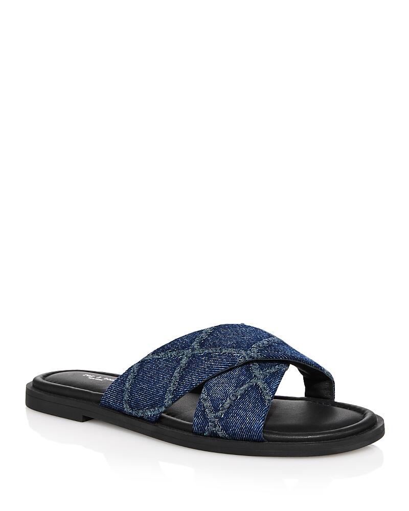 rag & bone Women's Geo Crossover Strap Slide Sandals Cover