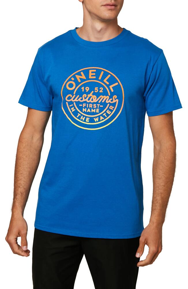 O'Neill Smooth Logo Graphic Tee in Blue Cover