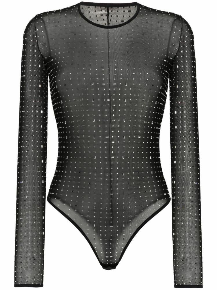 Atu Body Couture x Rue Ra crystal-embellished bodysuit - Black Cover