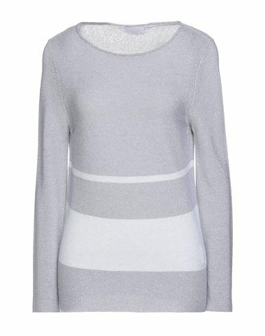 Fabiana Filippi Woman Sweater Light grey Virgin Wool, Viscose, Cotton, Polyester, Cashmere Cover