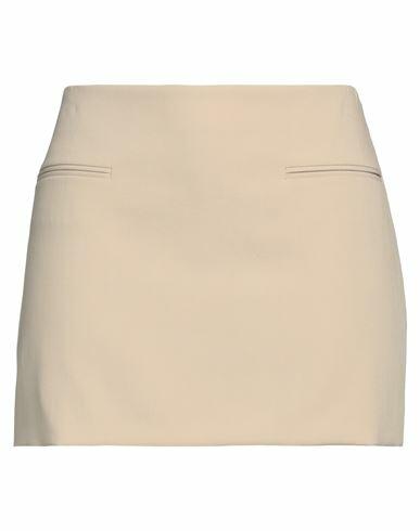 Ferragamo Woman Mini skirt Beige Virgin Wool Cover