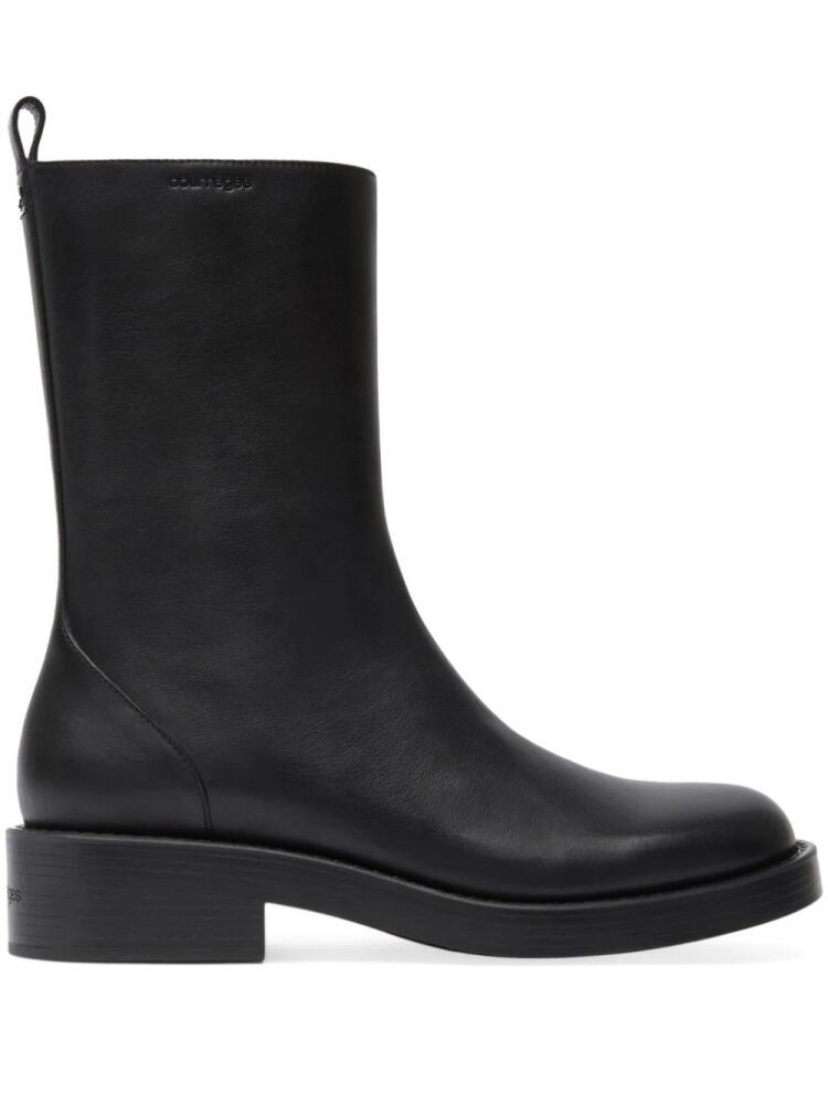 Courrèges Rider leather boots - Black Cover