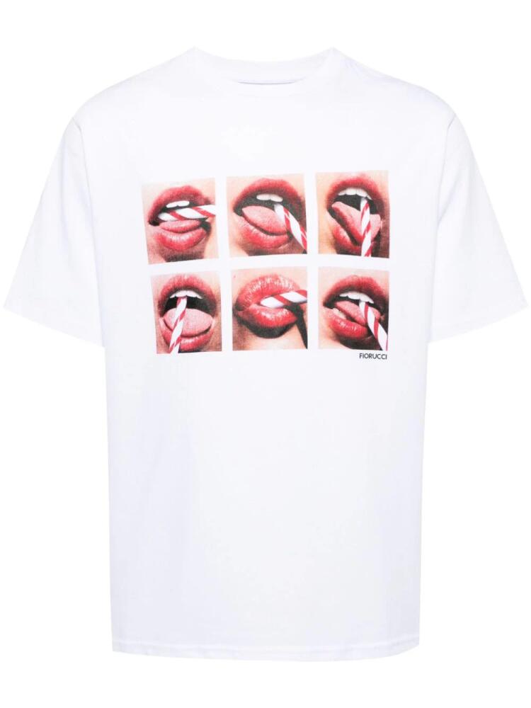 Fiorucci Mouth Graphic t-shirt - White Cover