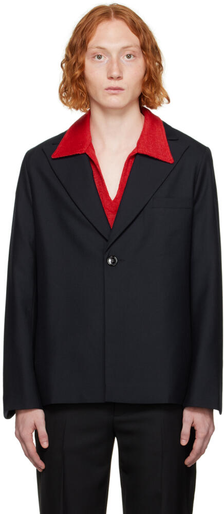 Séfr Navy Power Blazer Cover