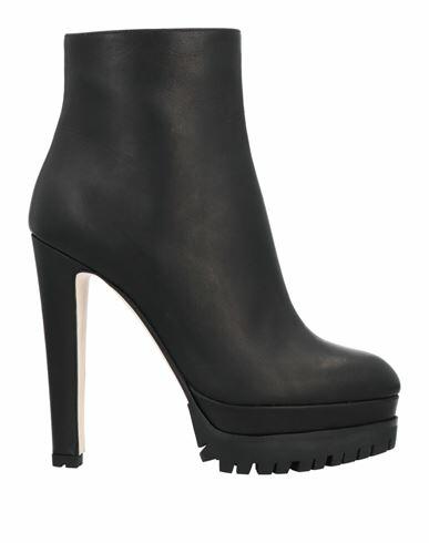 Sergio Rossi Woman Ankle boots Black Soft Leather Cover