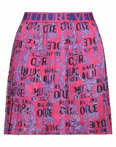 Versace Jeans Couture Woman Mini skirt Fuchsia Polyester Cover