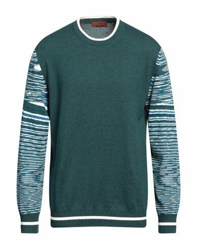 Missoni Man Sweater Dark green Cashmere Cover