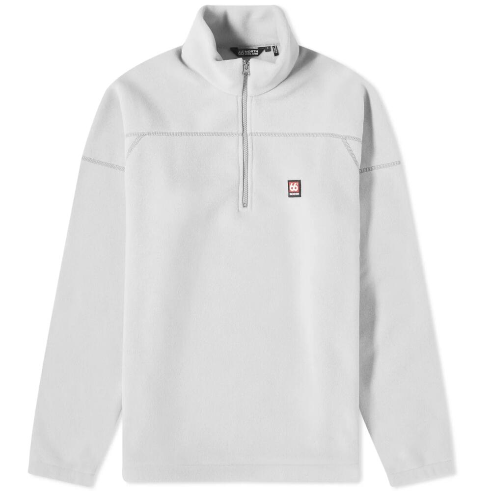 66° North Men's Esja Half Zip Fleece in High Rise Cover