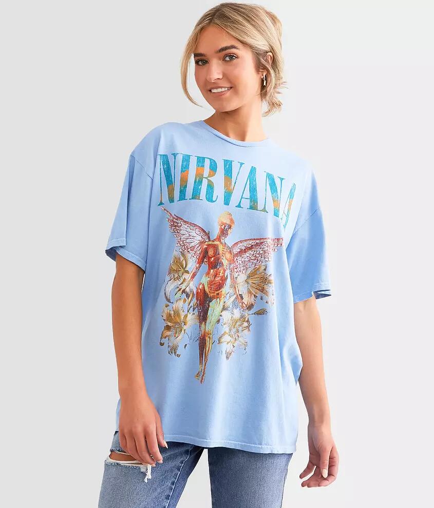 Merch Traffic Nirvana Angel Oversized Band T-Shirt Cover