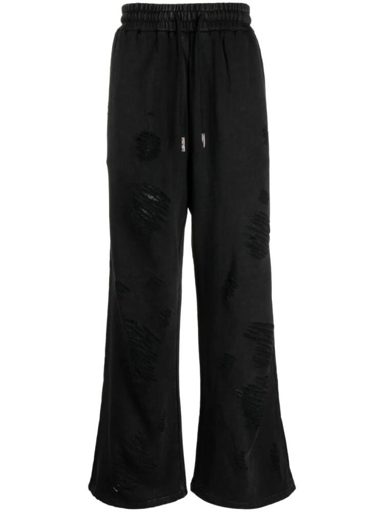 Feng Chen Wang ripped track pants - Black Cover