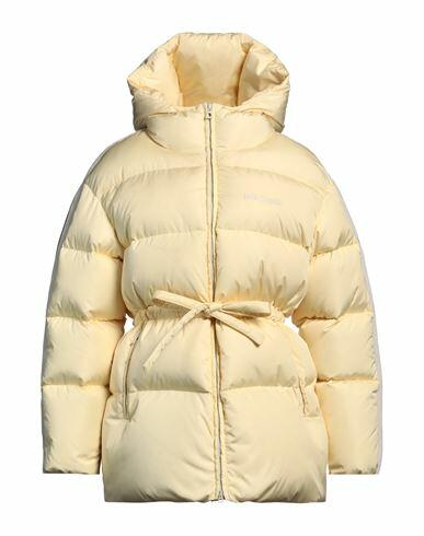 Palm Angels Woman Puffer Yellow Polyamide, Polyester Cover