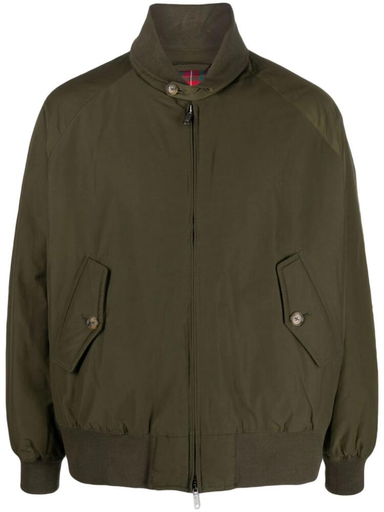 Baracuta G9 Harrington zip-up bomber jacket - Green Cover