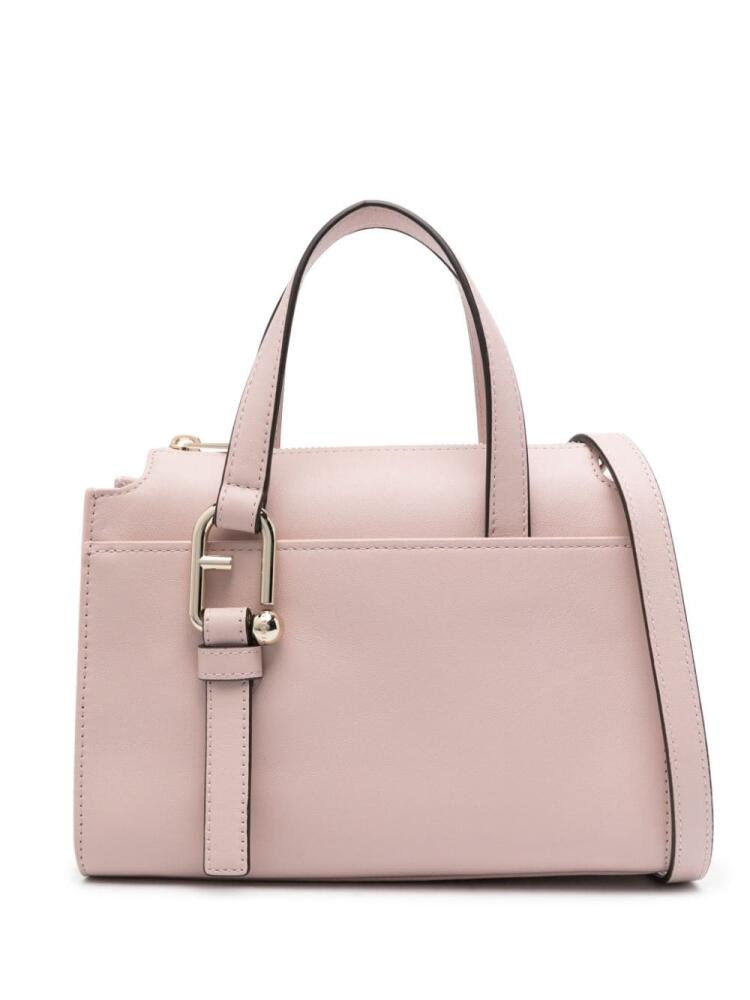 Furla small Nuvola Boston tote bag - Pink Cover