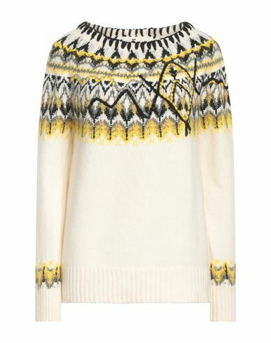 Ermanno Scervino Woman Sweater Off white Wool, Cashmere, Mohair wool, Silk, Alpaca wool Cover