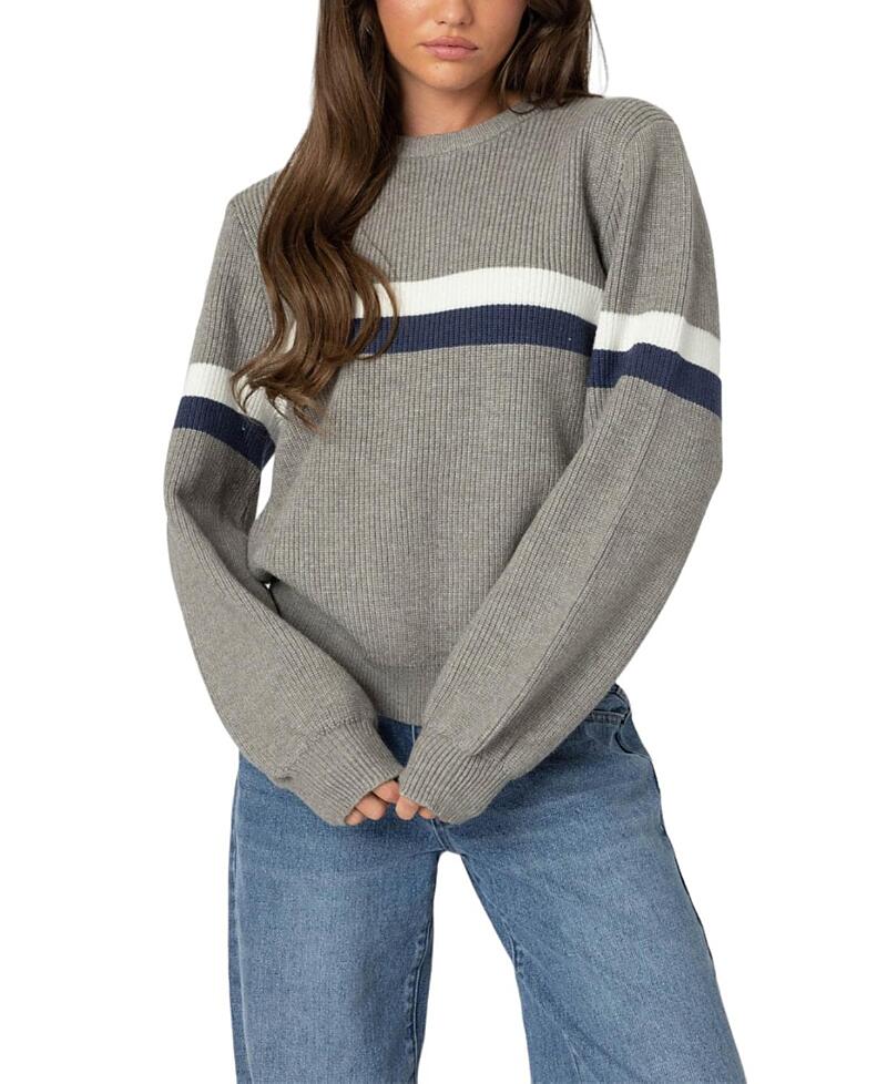 Edikted Nautical Striped Oversized Sweater Cover