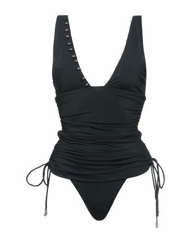 Moeva Woman One-piece swimsuit Black Polyamide, Elastane Cover