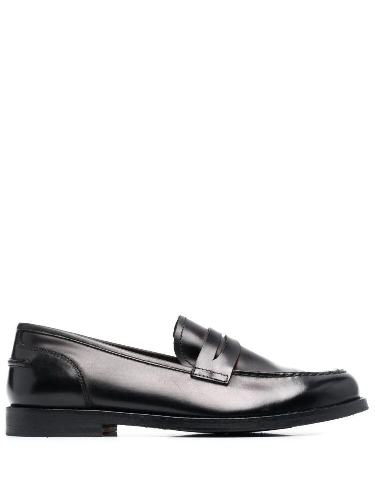 Alberto Fasciani Zoe leather penny loafers - Black Cover