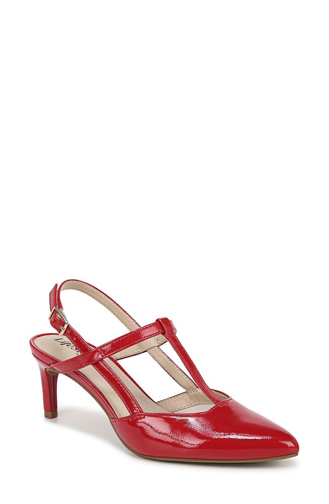 LifeStride Aire Pointed Toe Slingback Pump in Red Cover