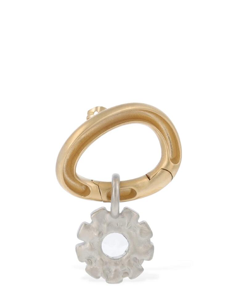 MAISON MARGIELA Bicolor Crystal Flower Mono Earring Cover