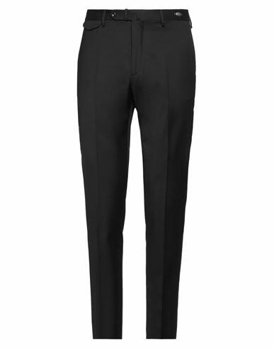 Tagliatore Man Pants Black Super 110s Wool Cover