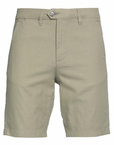 Selected Homme Slhmiles Flex Linen Shorts W Man Shorts & Bermuda Shorts Sage green Organic cotton, Linen, Elastane Cover