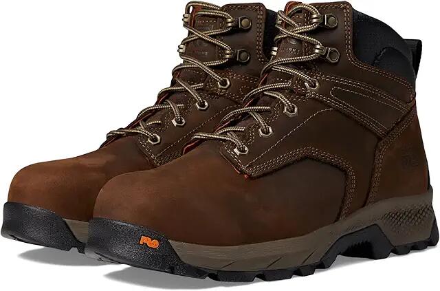 Timberland PRO TITAN EV 6 Composite Safety Toe (Brown) Men's Shoes Cover