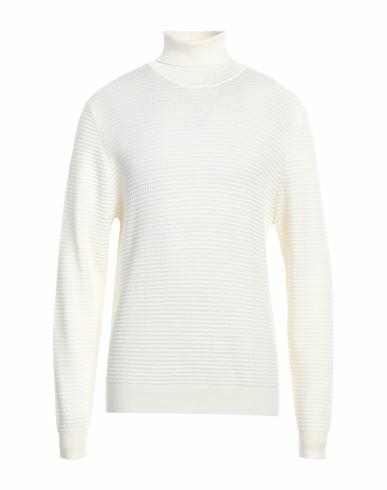 Jeordie's Man Turtleneck Ivory Merino Wool, Acrylic Cover