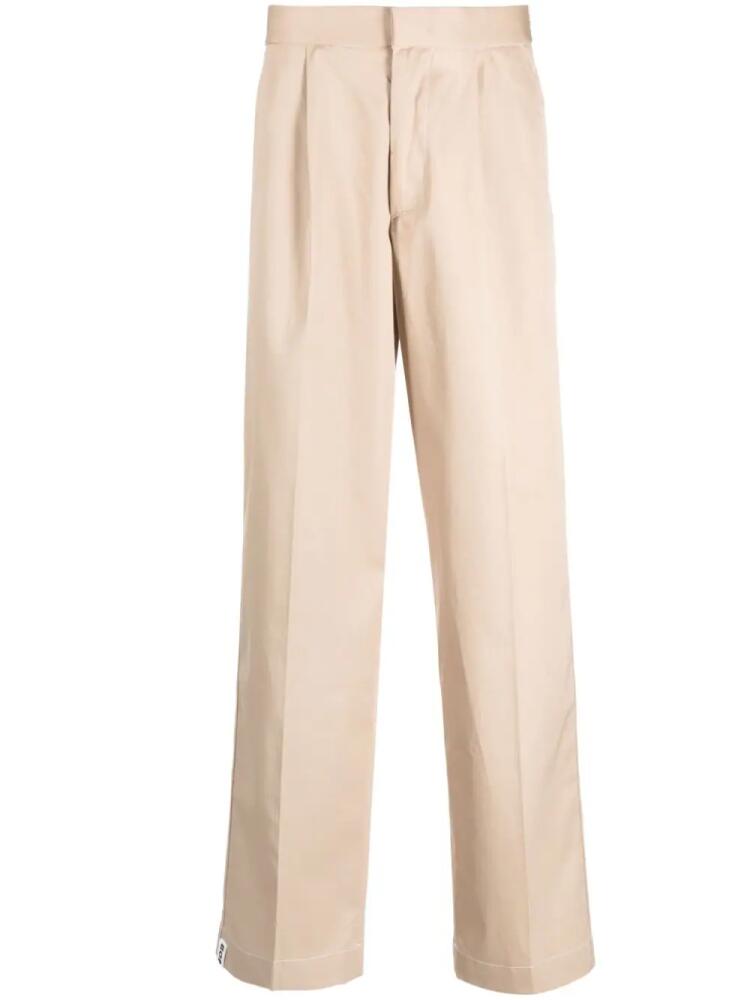 Bonsai pleated straight-leg trousers - Brown Cover