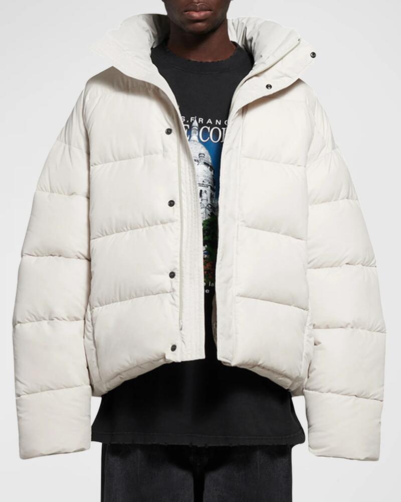 Balenciaga Men's BB Cocoon Puffer Jacket Cover