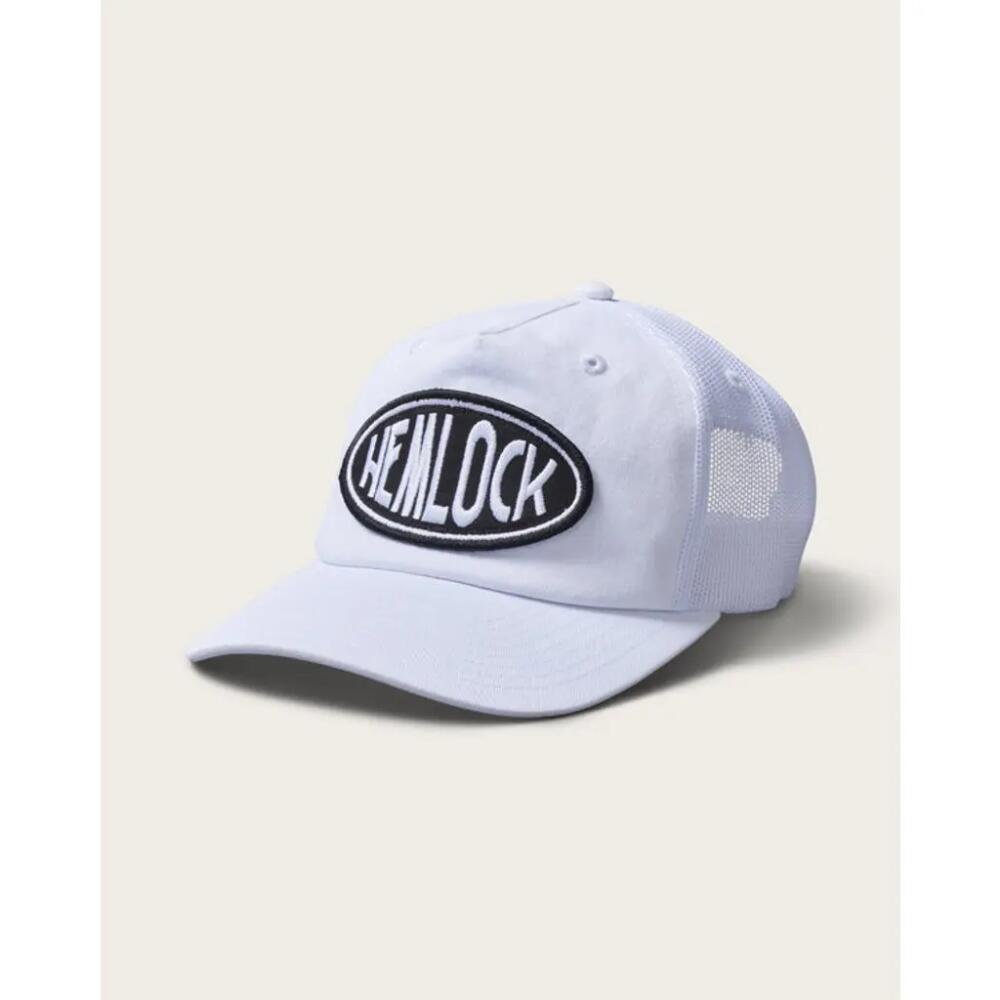 Hemlock Reno Trucker Hat in White Cover