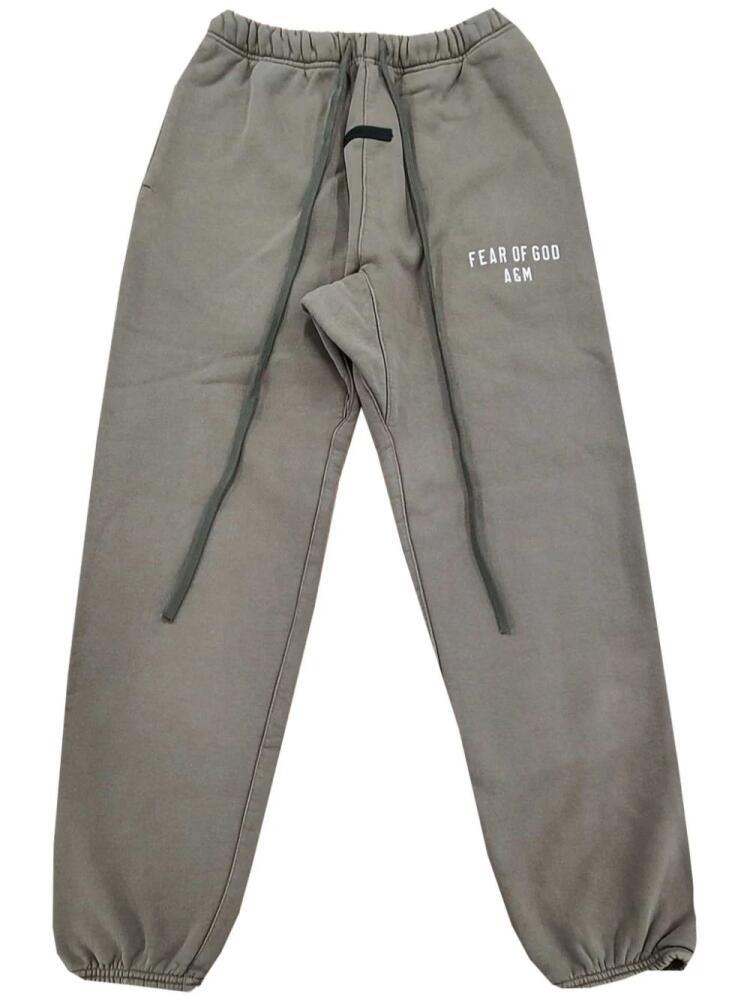 FEAR OF GOD ESSENTIALS logo-print track pants - Green Cover