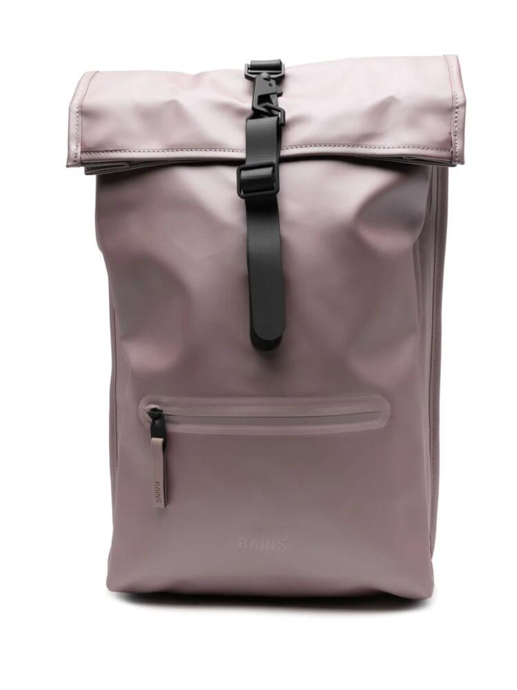 Rains Rolltop Rucksack backpack - Pink Cover