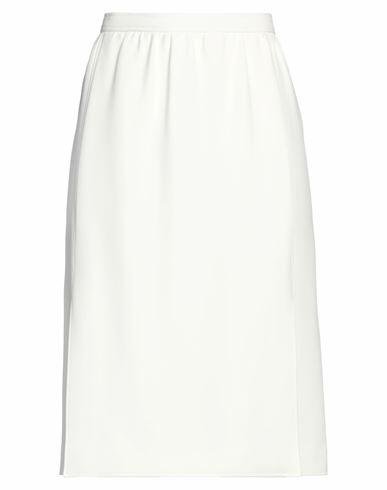 Giorgio Armani Woman Midi skirt Ivory Viscose, Elastane Cover