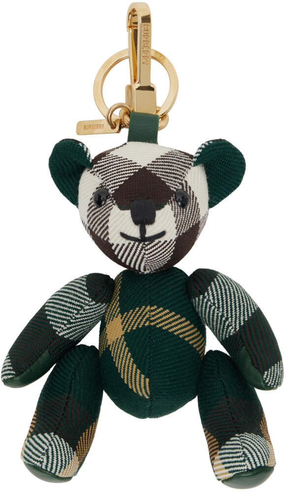 Burberry Green Thomas Bear Keychain Cover