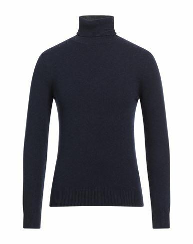 Daniele Fiesoli Man Turtleneck Navy blue Cashmere Cover