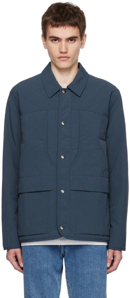 PS by Paul Smith Blue Padded Jacket Cover