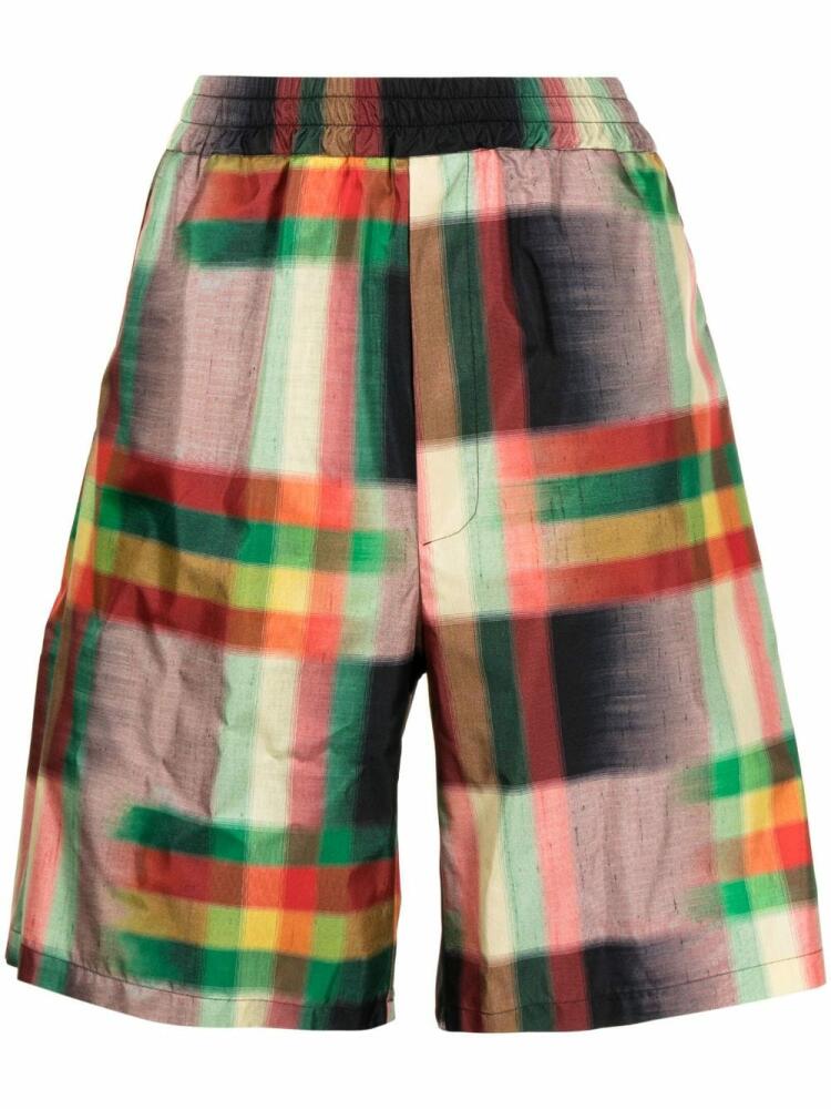 Pierre-Louis Mascia Aloe checked Bermuda shorts - Multicolour Cover