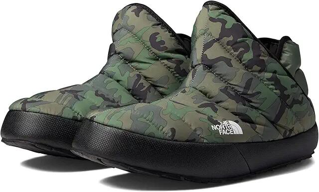 The North Face ThermoBall Traction Bootie (Thyme Brushwood Camo Print/TNF Black) Men's Boots Cover