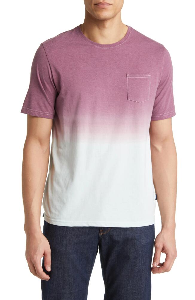 Stone Rose Dip Dye Pocket T-Shirt in Purple Cover