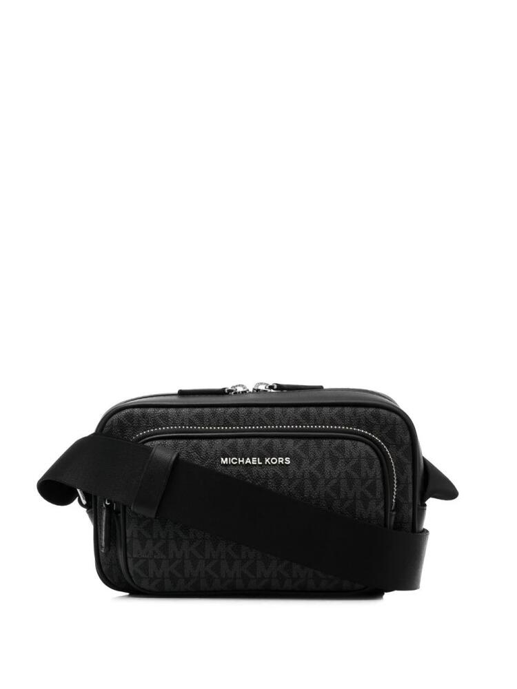 Michael Kors Hudson logo-print messenger bag - Black Cover