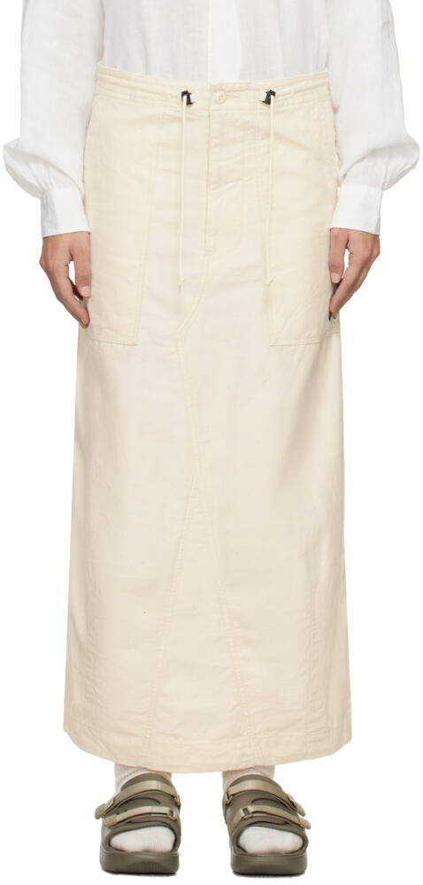 NEEDLES Off-White Fatigue Midi Skirt Cover