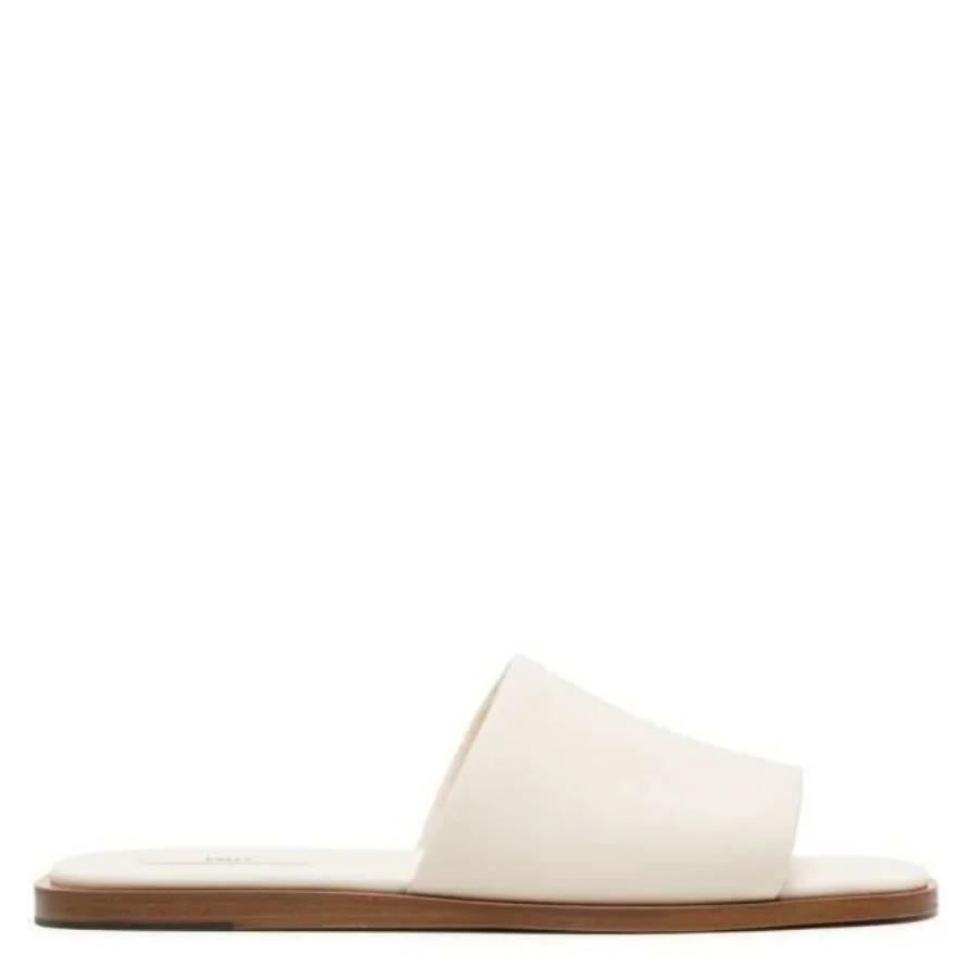 Bally Bone Leather Sabian Leather Slide Sandals Cover