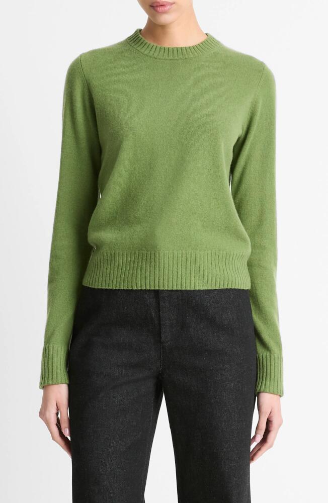 Vince Cashmere Crewneck Sweater in Sycamore Cover