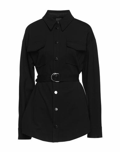 Pinko Woman Shirt Black Viscose, Polyamide, Elastane, Cotton Cover