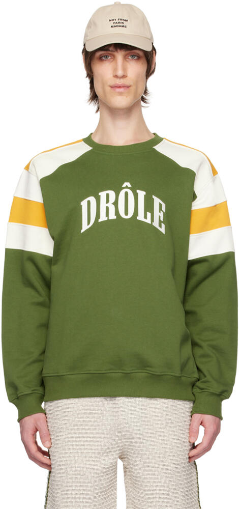 Drôle De Monsieur Khaki 'Le Sweatshirt Drôle Sport ' Sweatshirt Cover