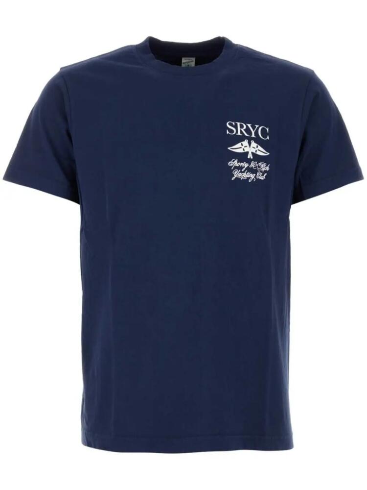 Sporty & Rich Yatch Club T-shirt - Blue Cover