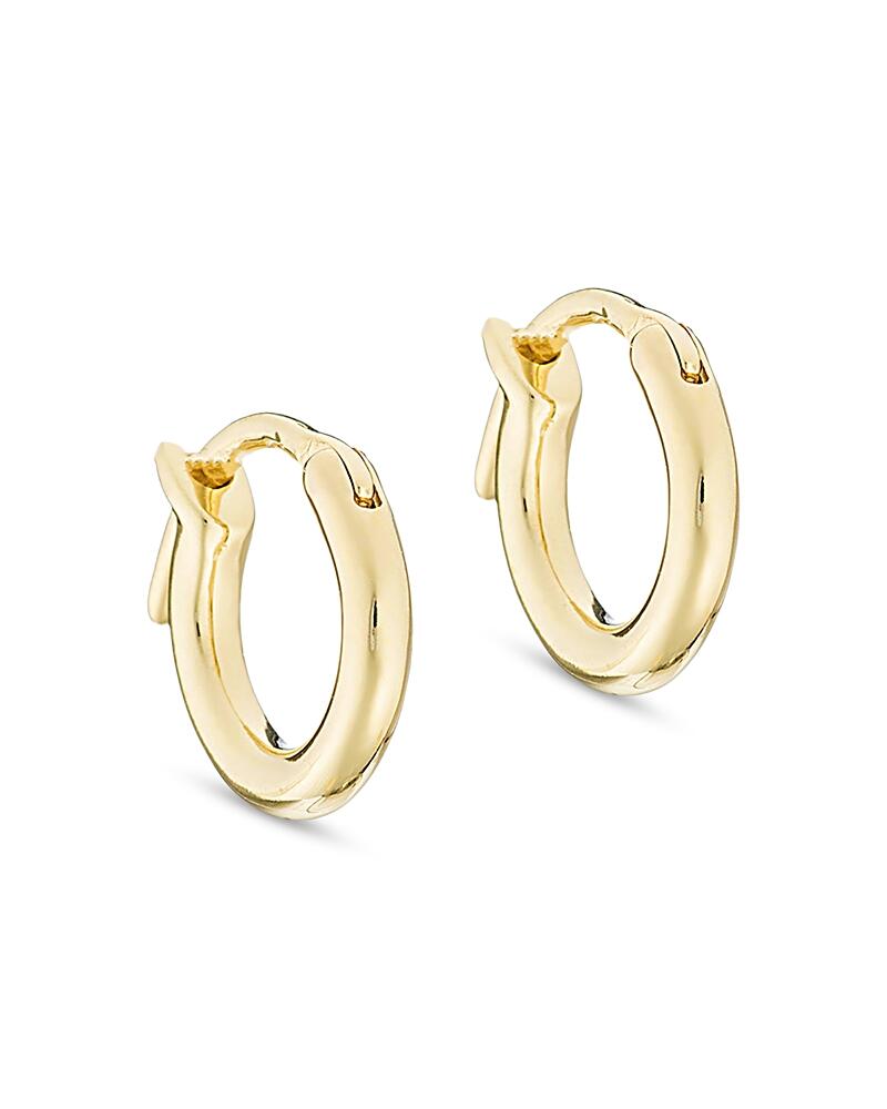 Adina Reyter 14K Yellow Gold Huggie Hoop Earrings Cover