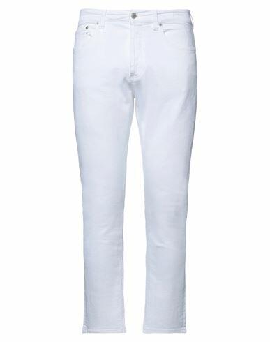 Grifoni Man Jeans White Cotton, Elastane Cover